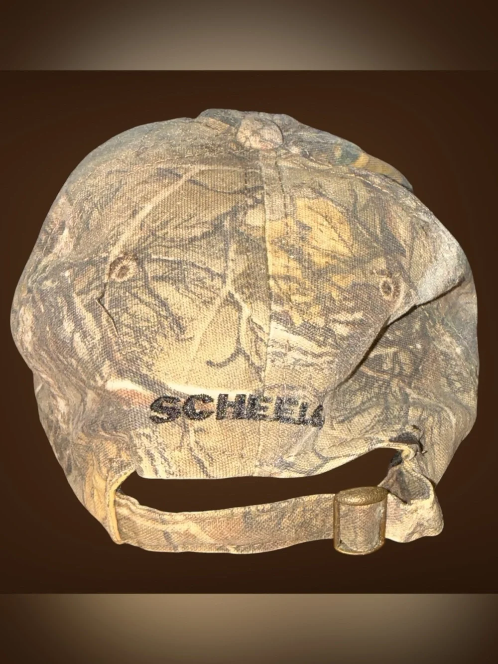 Scheels Outfitters X Realtree Camouflage Embroidered Buck Deer Hunting Hat